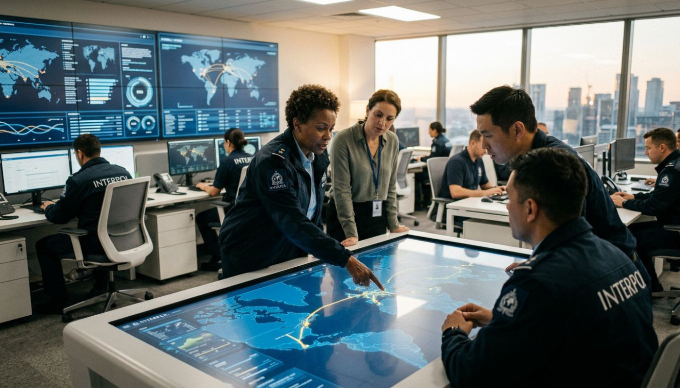 From Local To Global: How Notices Travel Through Interpol